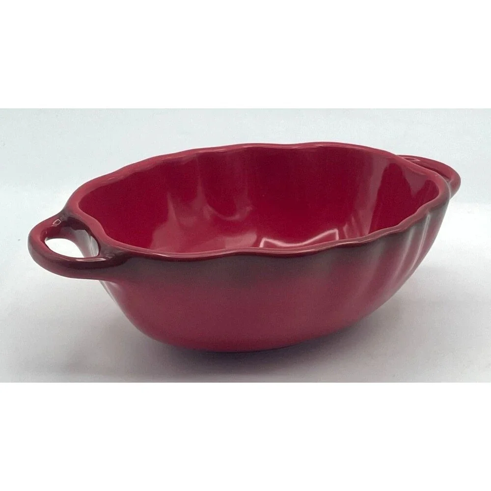 NEW Staub Petite Tomato Mini Cocotte Baking Dish 16 oz Red Double Handle No Lid